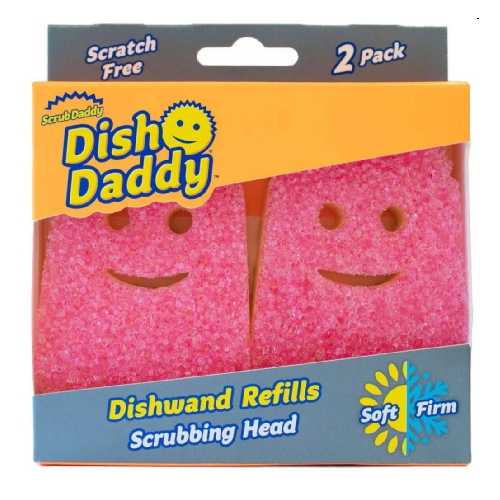 Σφουγγάρι Dish Daddy Ροζ Ανταλλακτικό 2 ΤΜΧ
