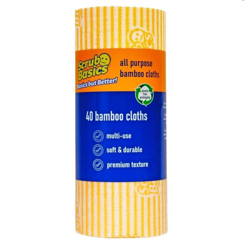 Πανάκια Bamboo Scrub Daddy Basics 40 ΤΜΧ