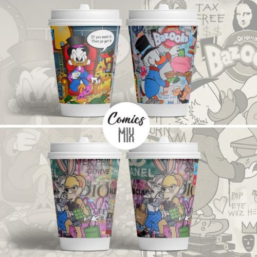 Χάρτινο Ποτήρι DW Looney Tunes Mix 12 oz
