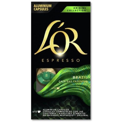 Κάψουλες Espresso L'OR Brazil - 10 ΤΜΧ